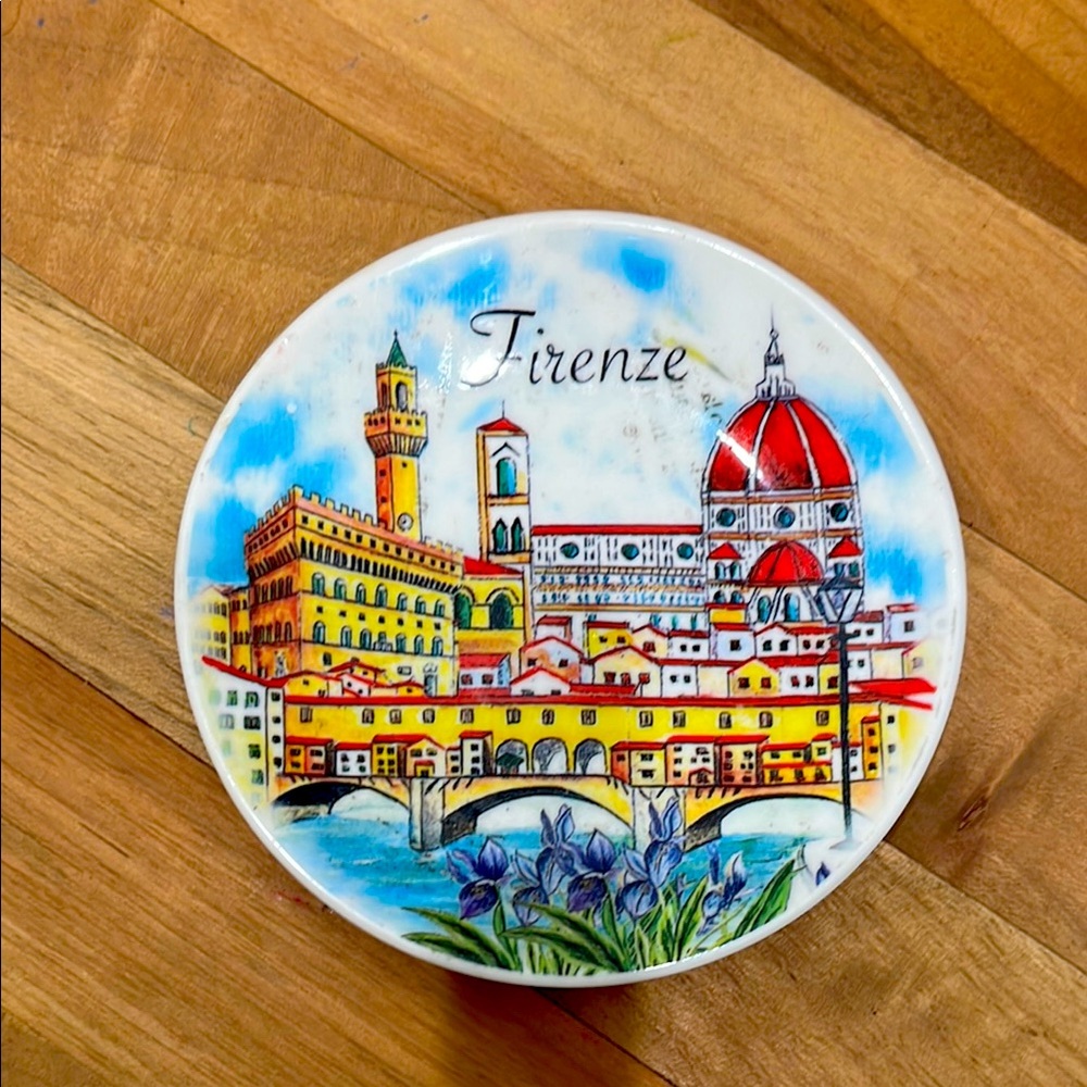 Mini decorative plate from France